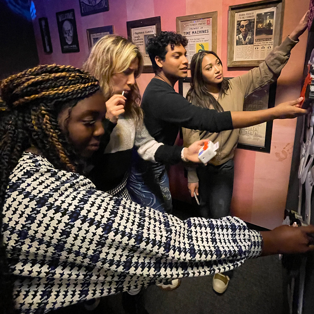 The prison break escape room will test your group with various puzzles and challenges.