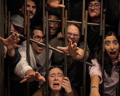 Prison Break Escape Room players